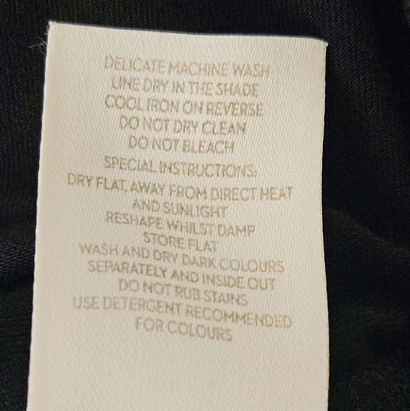 Boden Women's Black Midi Jersey Dress Sz US10Long - Picture 7 of 7